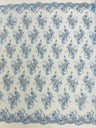 Gorgeous Beaded Lace On Mesh Polyester Fabric - Beaded Lace, 50" Width (1 Yard)