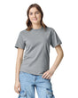 Comfort Colors 1717 Adult Tee Cotton Fabric - Granite, Semi-Fitted, 4.5 Oz/Yd², 90% Ring Spun Cotton / 10% Polyester (1 Piece)