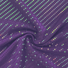 Waterfall On Polyester Spandex Fabric - Iridescent Sequin Dots, 56" Width (1 Yard)
