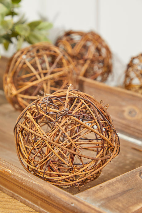 Vine Grapevine Ornament - Set of 4