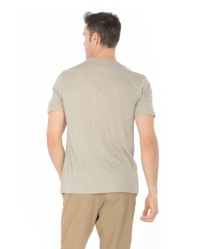 Lucky Blessed Life 3142P Polyester Cotton Fabric - Heather Gravel, Sublimation T-Shirt, 4.2 Oz (1 Unit)