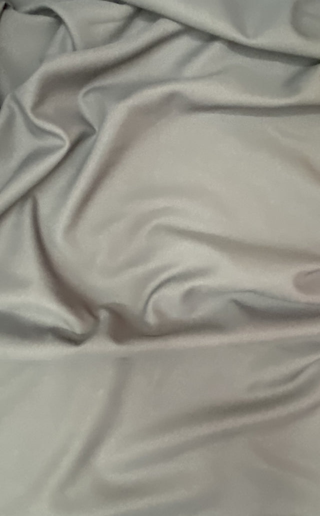 Gabardine Gray Polyester Gabardine Fabric - Gray, 59/60" Width (1 Yard)