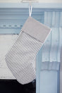 White Stocking with Gray Stripes