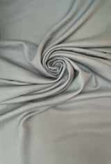 Gabardine Gray Polyester Gabardine Fabric - Gray, 59/60" Width (1 Yard)