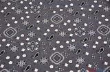 Bandana Cotton Print Polyester Cotton Broadcloth Fabric - Multiple Colors, 58/60" Width (1 Yard)