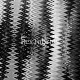Earth-NYKS Polyester Spandex Fabric - Multicolor Chevron Zigzag, 58/60" Width (1 Yard)