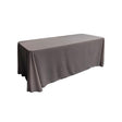 Charcoal 100% Polyester Rectangular Tablecloth 90″ x 156″
