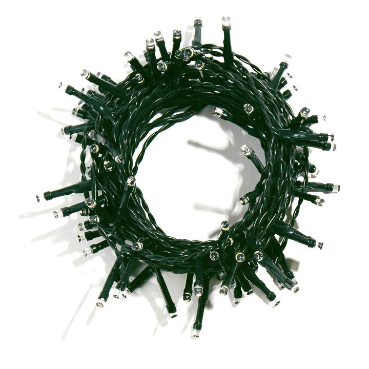 100 LED Multifunction String Light with Green Wire  Plug in