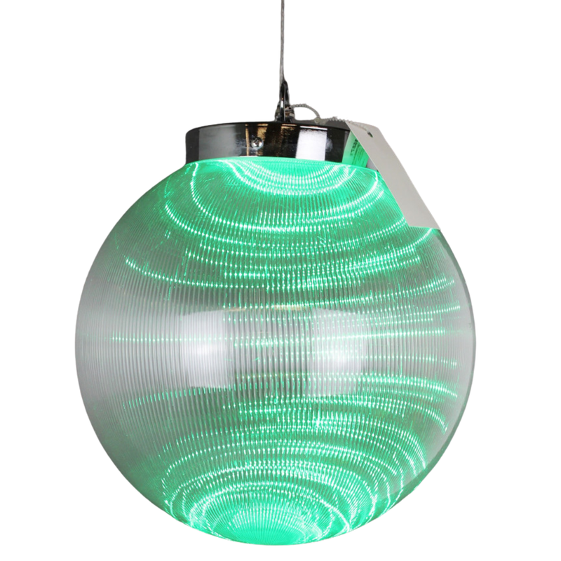 10" Borealis Ball Lighted LED - Green