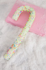 10 Inch Green Sprinkle Candy Cane