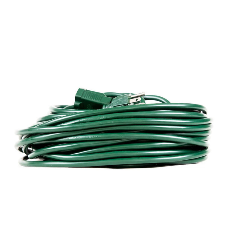 40' Green Extension Cord – Heavy Duty Outdoor Power Cable