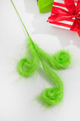 30” Furry Spiral Curly Spray - Green
