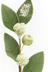 30" Beaded Apple Berry Glitter Spray