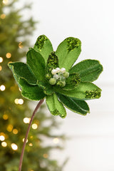 18" x 9" Lime Jewel Magnolia Stem