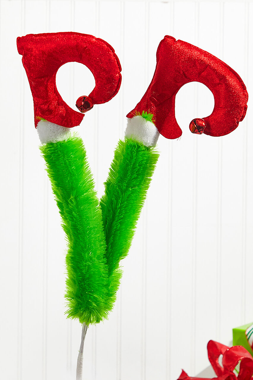 30" Green Monster Legs Spray