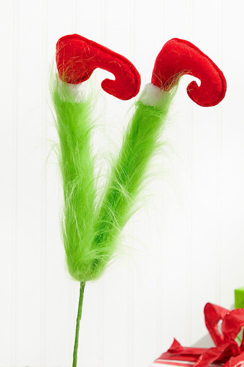 23" Green Monster Leg Spray