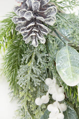 22.5" Pinecone Berry Pine Spray