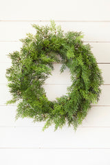 18" Cypress Berry Wreath