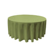 Dark Sage 100% Polyester Round Tablecloth 132″