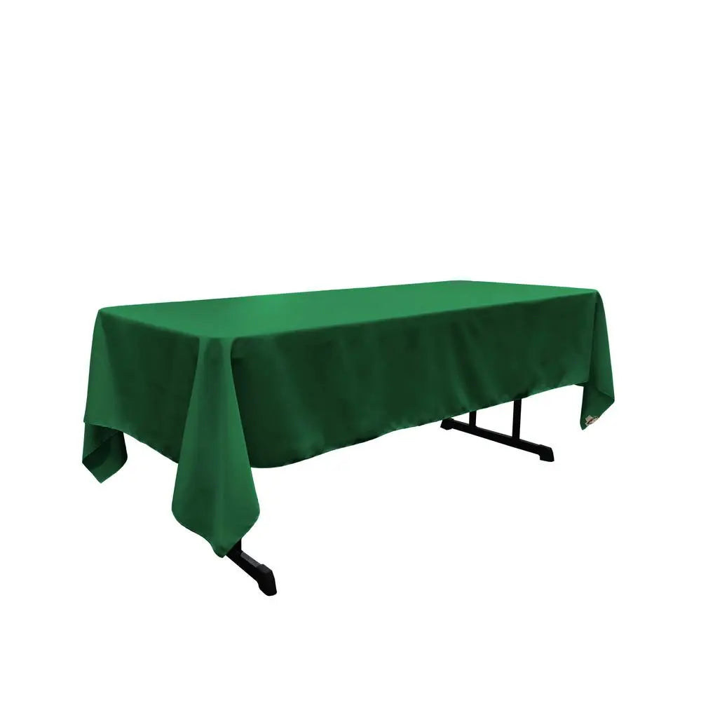 Emerald Green 100% Polyester Rectangular Tablecloth 60 x 108″