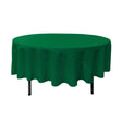 90″ Emerald Green Polyester Round Tablecloth