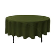 90″ Olive Polyester Round Tablecloth