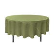 90″ Dark Sage Polyester Round Tablecloth