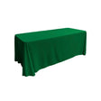 Emerald Green 100% Polyester Rectangular Tablecloth 90″ x 132″