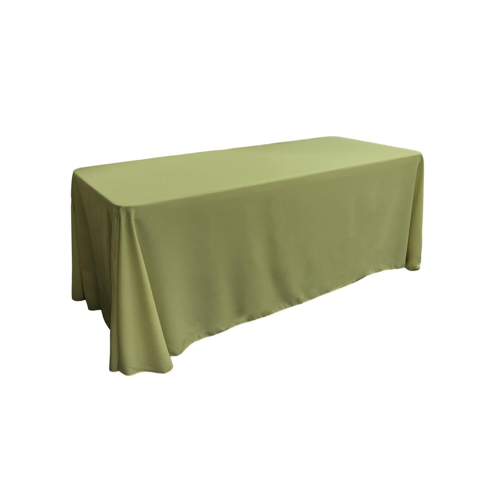 Dark Sage 100% Polyester Rectangular Tablecloth 90″ x 156″