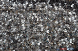 Glitz Mesh Sequins Polyester Fabric - 3Mm Glitter Sequins, 52" Width, Multiple Colors (1 Yard)