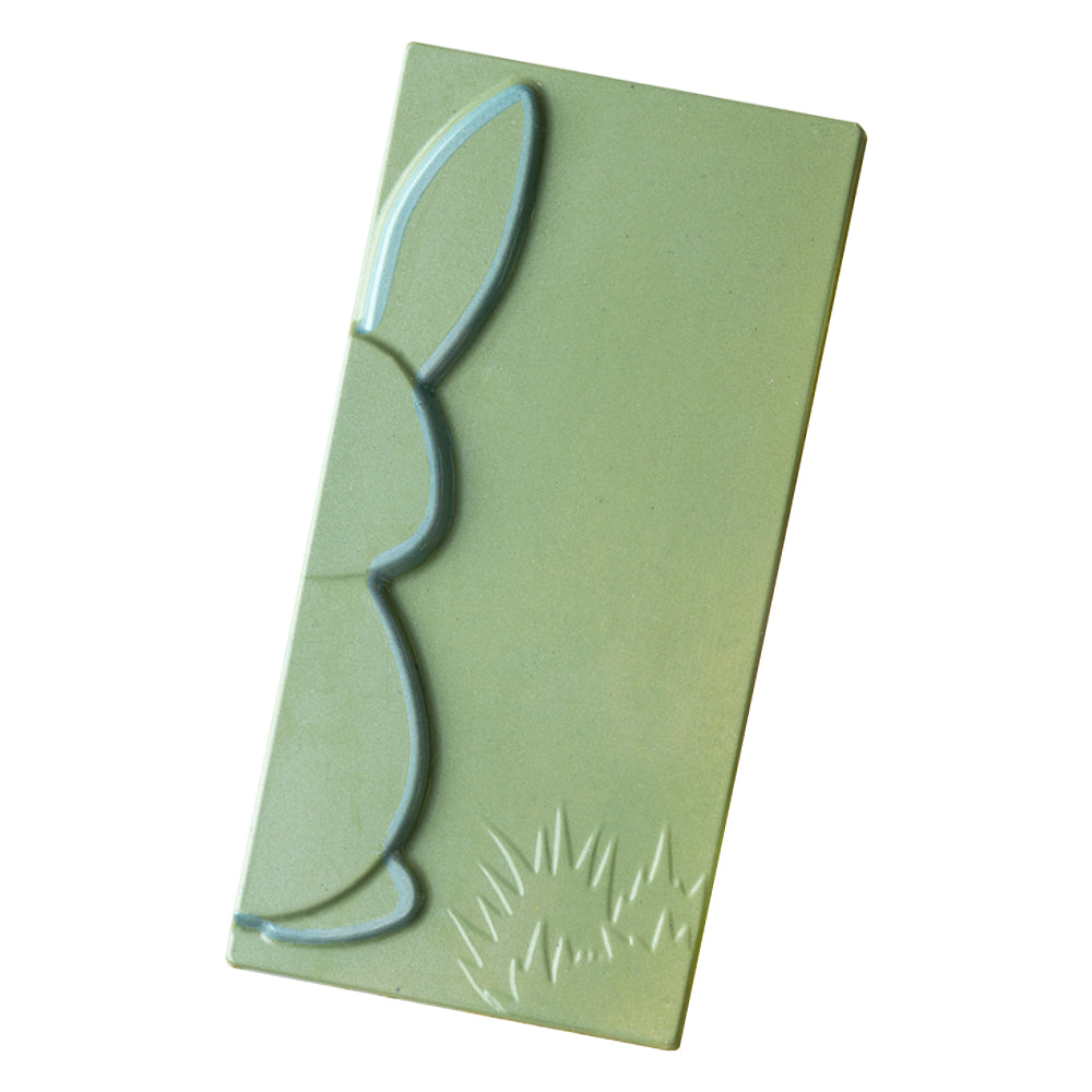 Greyas Polycarbonate Chocolate Mold, Easter Bunny Bar by Luis Amado, 3 Cavities