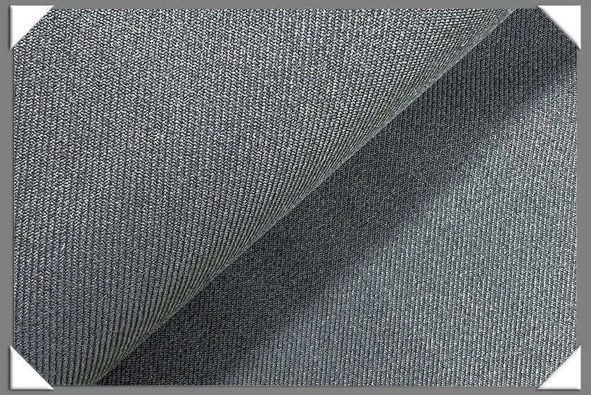 Grey Vegan Gabardine Polyester Gabardine Fabric - Grey, 60" Width