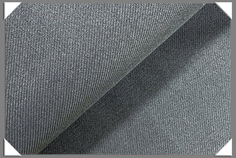 Grey Vegan Gabardine Polyester Gabardine Fabric - Grey, 60" Width