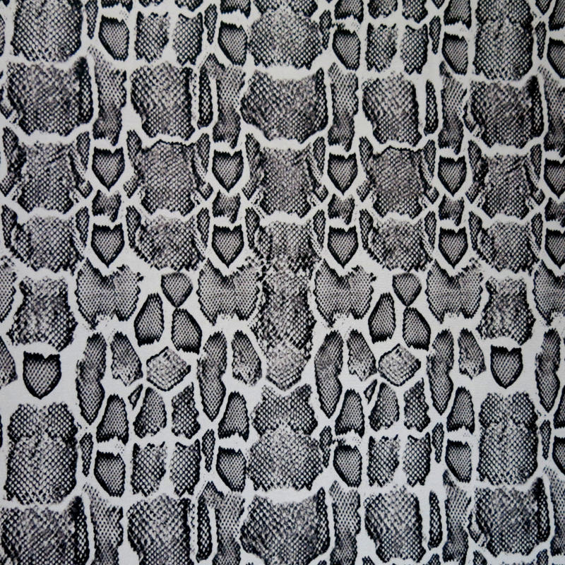 Swim Knit Grey Python Nylon Spandex