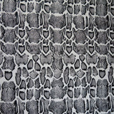 Swim Knit Grey Python Nylon Spandex