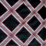 Microfiber Boardshort Fabric Grey/Red Diamond on Black