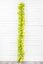 9' x 14" Lime Green Garland with LED Lights