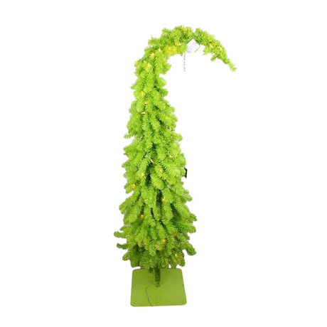 5' Lime Green Whimsical LED Tree