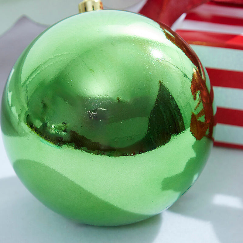 5.5 Inch Greenery Shatterproof Ornament Decorative Christmas Tree Hanging Ornament