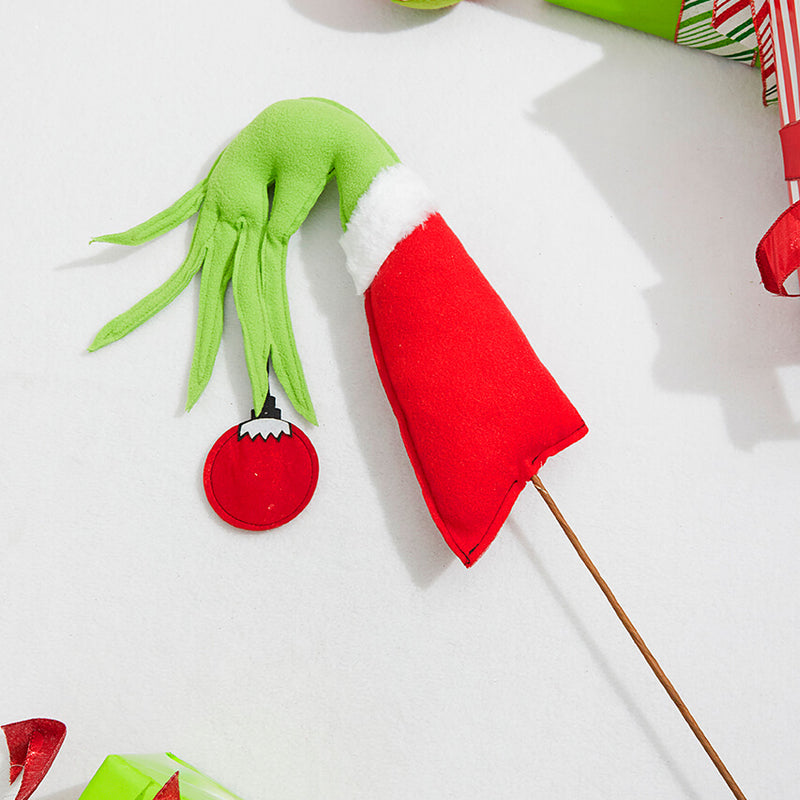 23” x 11" Green Monster Hand Ornament