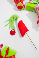 23” x 11" Green Monster Hand Ornament