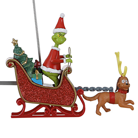 21.75" Grinch Animated Tree Topper