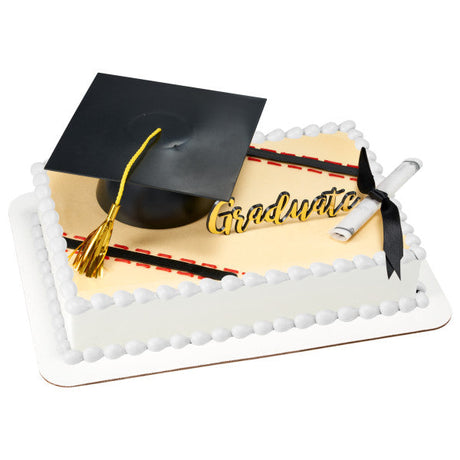 Graduation Mega Hat Set Cake Kit with Diploma - 3 piece set