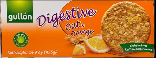 Gullon Digestive Oat & Orange Cookies