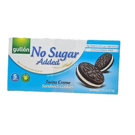 Gullon No Sugar Added Twins Creme Sandwich Cookies