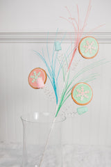 30” Snowflake Cookie Gumdrop Spray