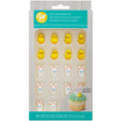 Wilton Easter Chicks and Bunnies Icing Decorations – 24 Count