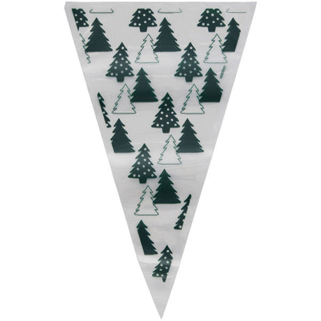 Wilton 12-Inch Christmas Tree Disposable Decorating Piping Bags, 10-Count Set