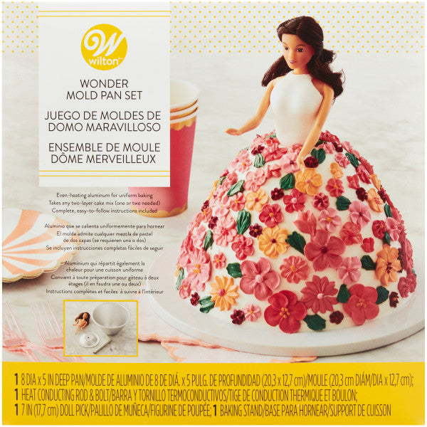 Wilton Wonder Mold Barbie Doll Cake Pan Set