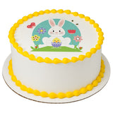 Bunny And Chick Easter Edible Cake Image PhotoCake